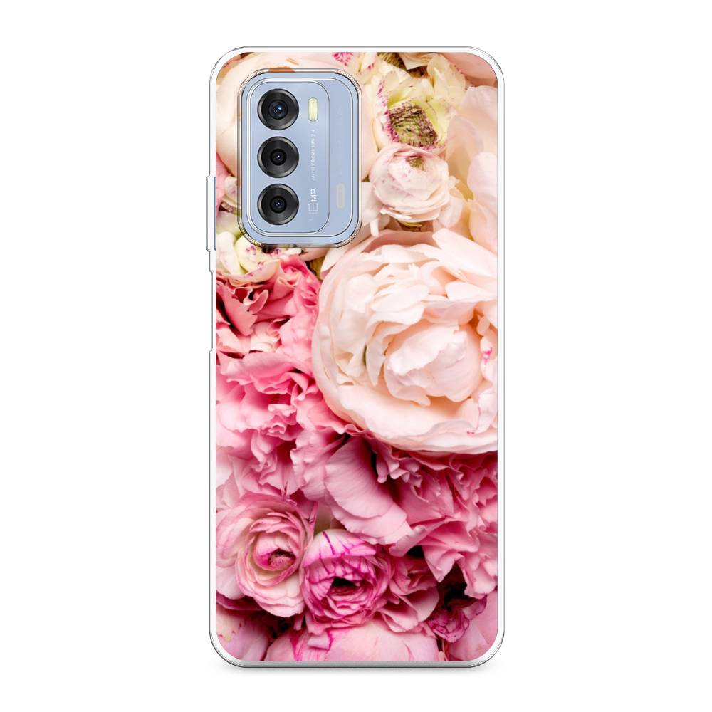 фото Силиконовый чехол "пионы яркие" на zte blade v40 awog