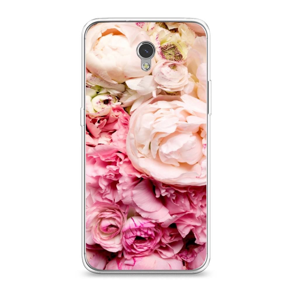

Чехол Awog на ZTE Blade V7 / ЗТЕ Блэйд V7 "Пионы яркие", Разноцветный, 131150-8