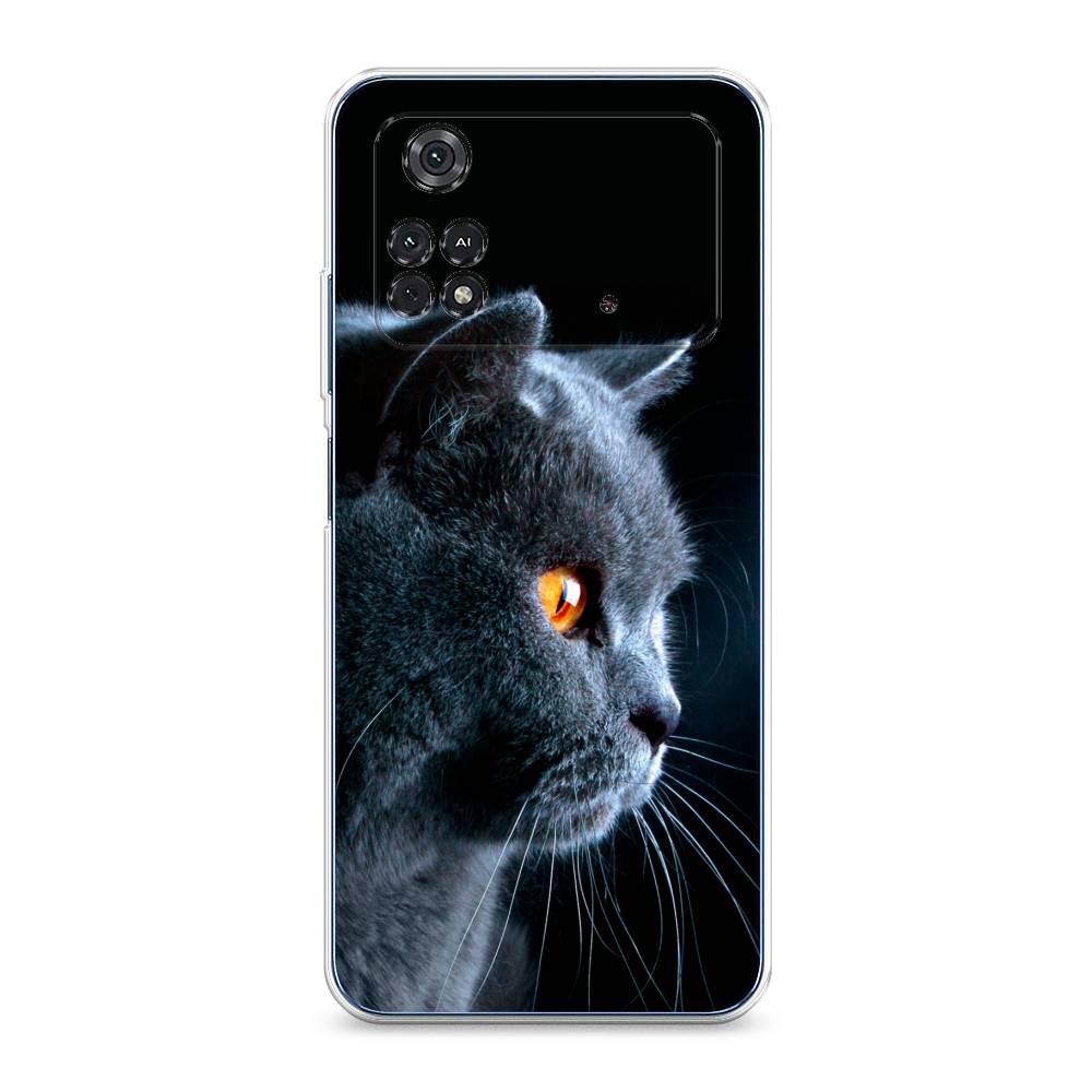 

Чехол Awog на Poco M4 Pro 4G "Благородный кот британец", Разноцветный, 313050-2