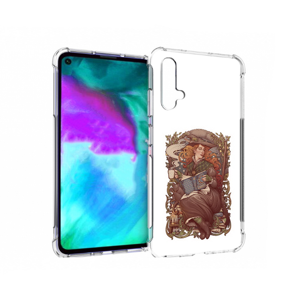Чехол бампер MyPads Женские_126 для Huawei nova 5T противоударный