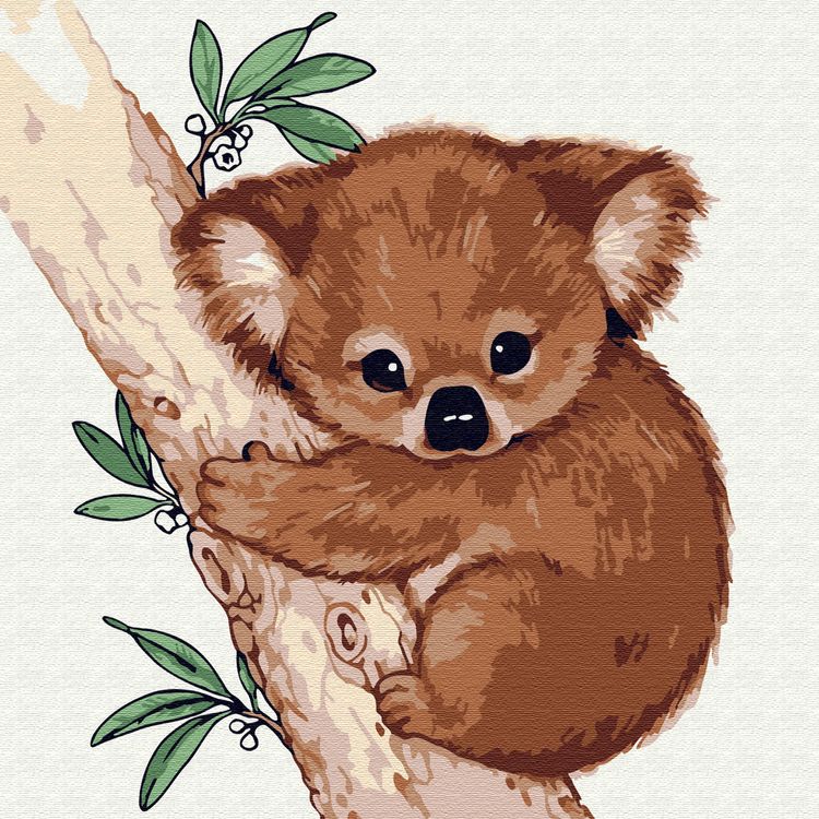 

Картина по номерам Molly Маленькая коала, Маленькая коала