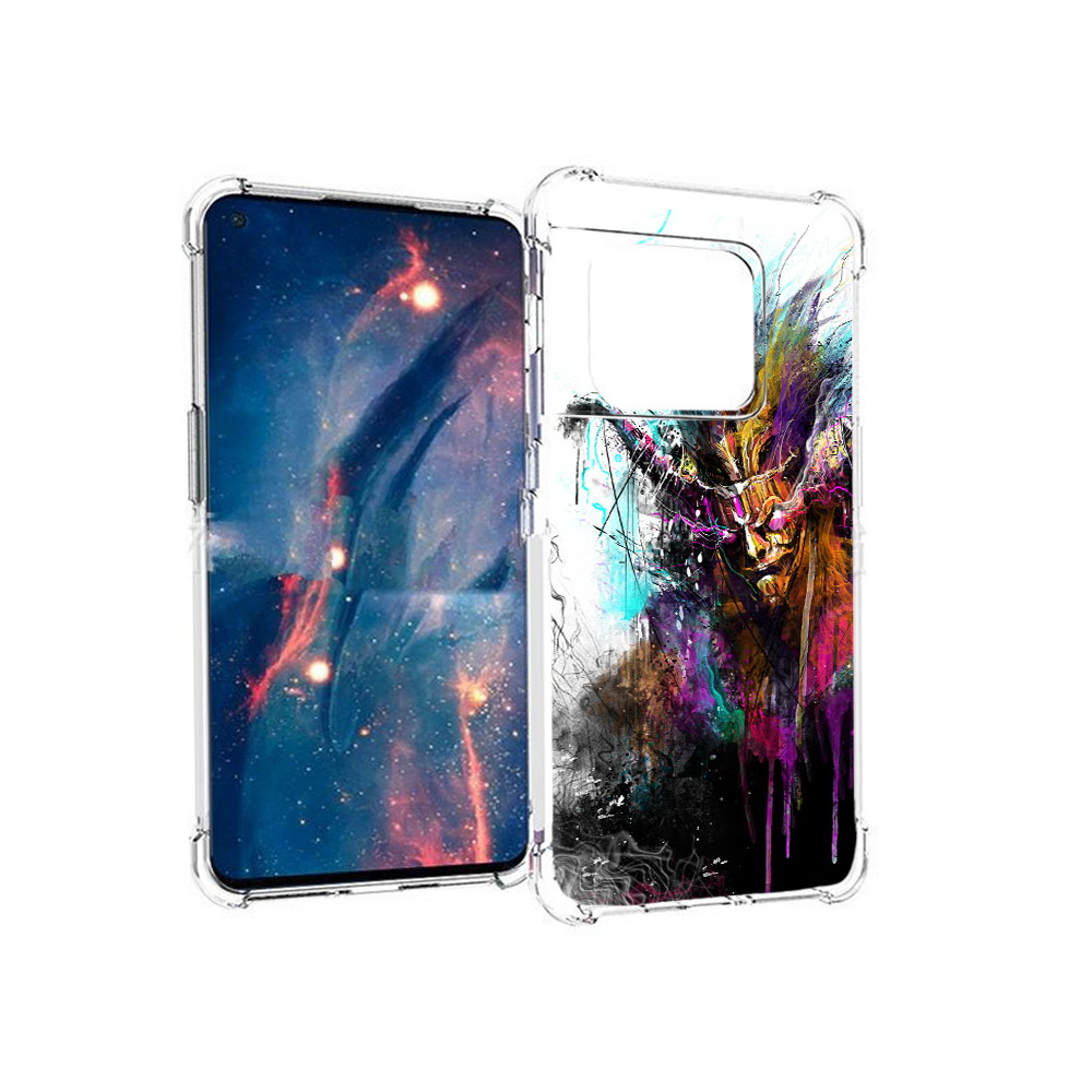 

Чехол MyPads Tocco для OnePlus 10 Pro яркий дьявол (PT224239.133.709), Прозрачный, Tocco