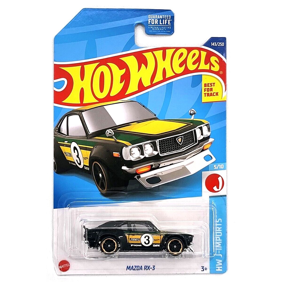 

Базовая машинка Hot Wheels MAZDA RX-3, черная, 5785/HCV78