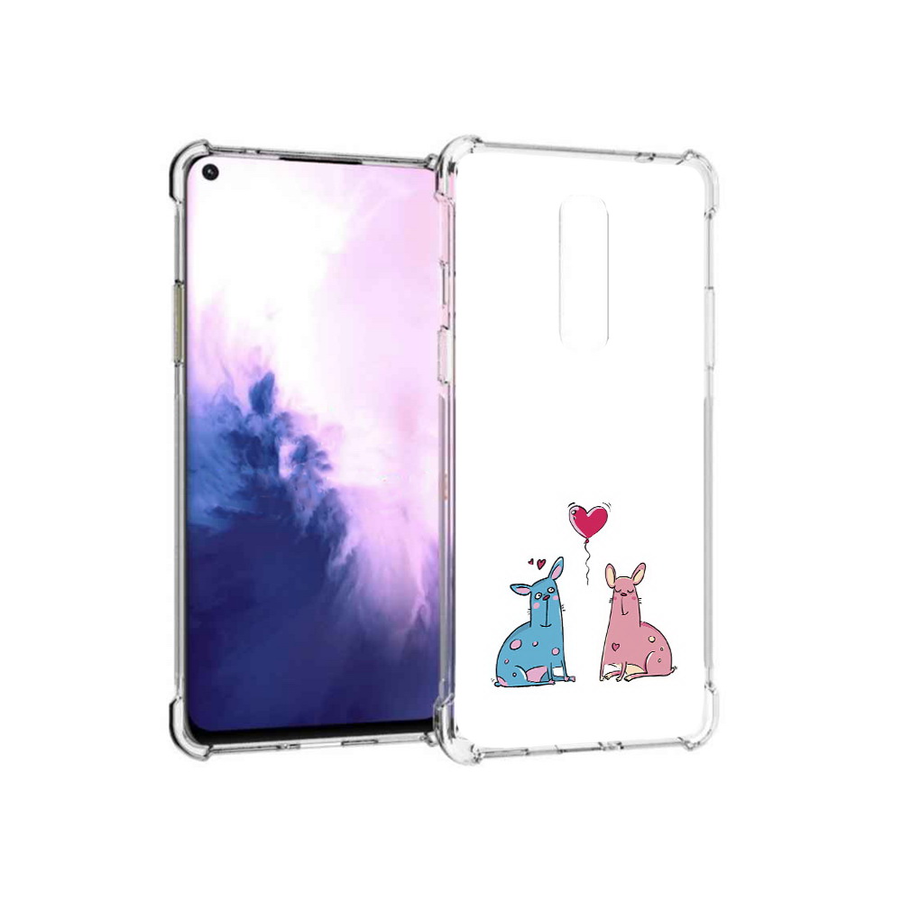 

Чехол MyPads Tocco для OnePlus 8 Лама любовь (PT147214.134.102), Прозрачный, Tocco