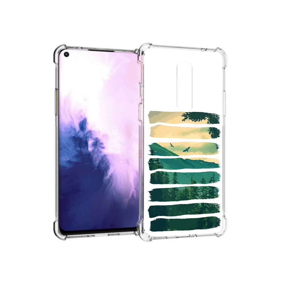 

Чехол MyPads Tocco для OnePlus 8 Лесная чаща (PT147214.134.107), Прозрачный, Tocco