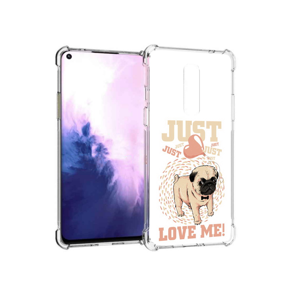 

Чехол MyPads Tocco для OnePlus 8 Люби меня (PT147214.134.109), Прозрачный, Tocco