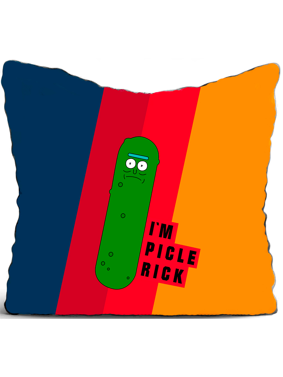 фото Подушка декоративная drabs pickle rick