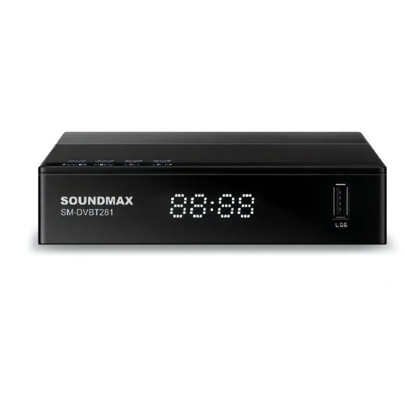 

Ресивер Soundmax SM-DVBT281, Черный, SM-DVBT281