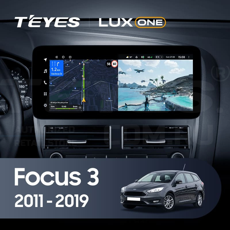 

Штатная магнитола Teyes LUX ONE 360 6/128 Ford Focus 3 Mk 3 (2011-2019), Lux One
