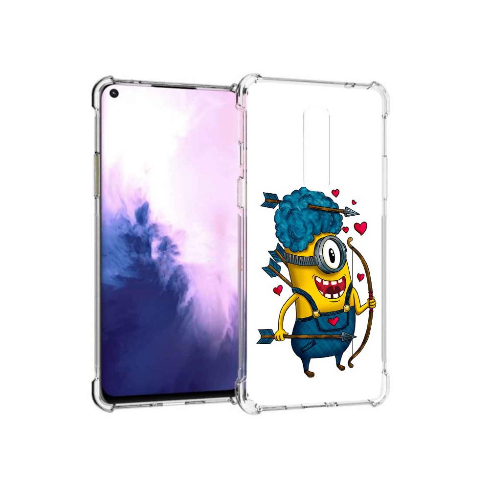 

Чехол MyPads Tocco для OnePlus 8 Миньон купидон (PT147214.134.117), Прозрачный, Tocco