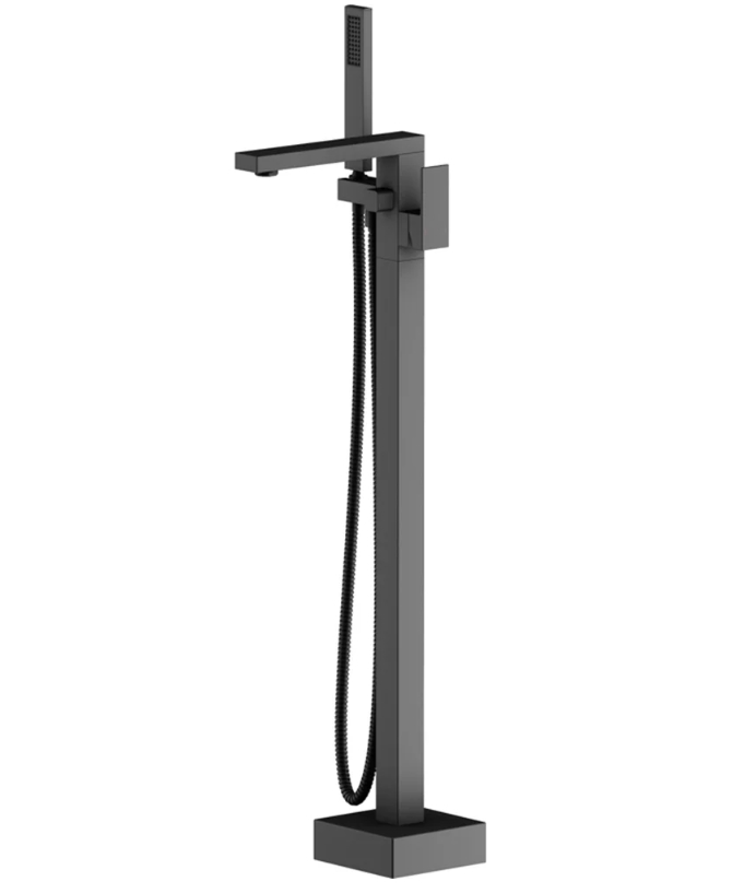 Смеситель Timo Selene 2200/03Y-CR черный напольный, для ванны с душем смеситель wasserkraft alme 1501 для ванны с душем