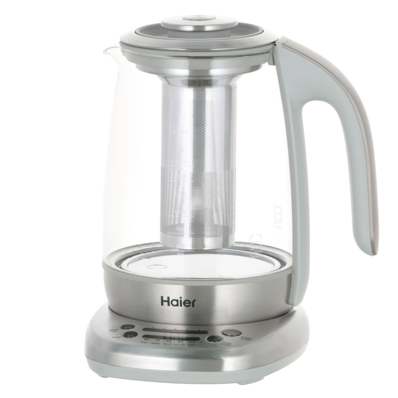

Чайник электрический Haier HK-700 1.7 л серебристый, HK-700
