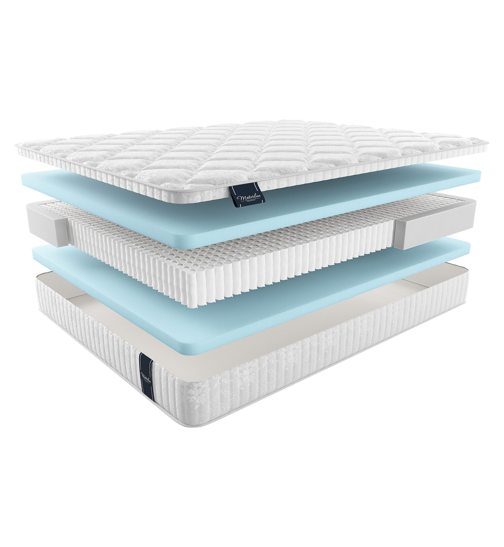 

Матрас Materlux Comfort Viola Multi 90х205, Бежевый;белый;серый;серебристый, Viola Multi