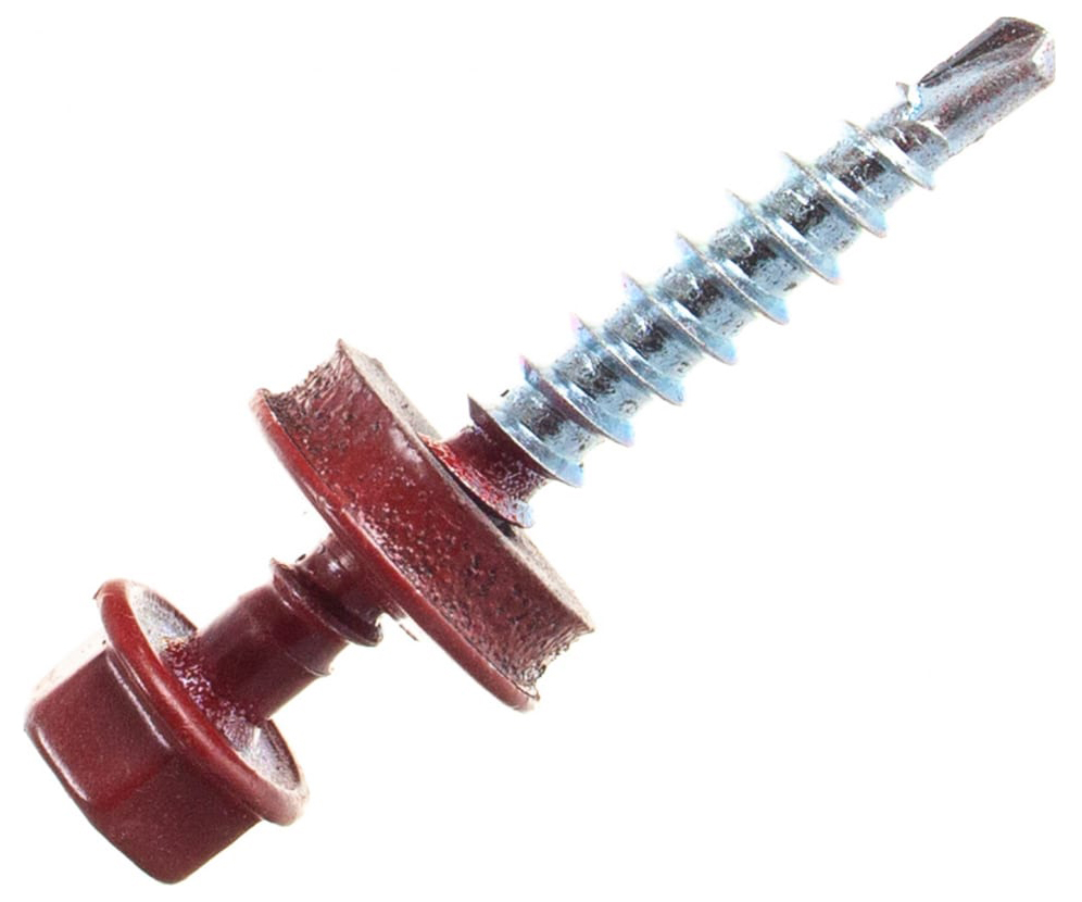 

Саморез кровельный 4,8*38 RAL3011 (красно-коричневый), скц48383011