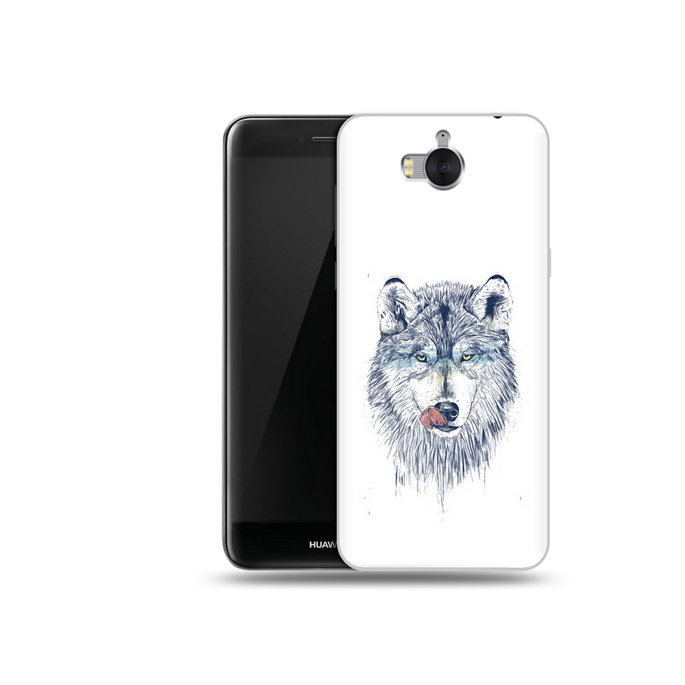 

Чехол MyPads Tocco для Huawei Y5 голодгый волк (PT91582.58.292), Прозрачный, Tocco
