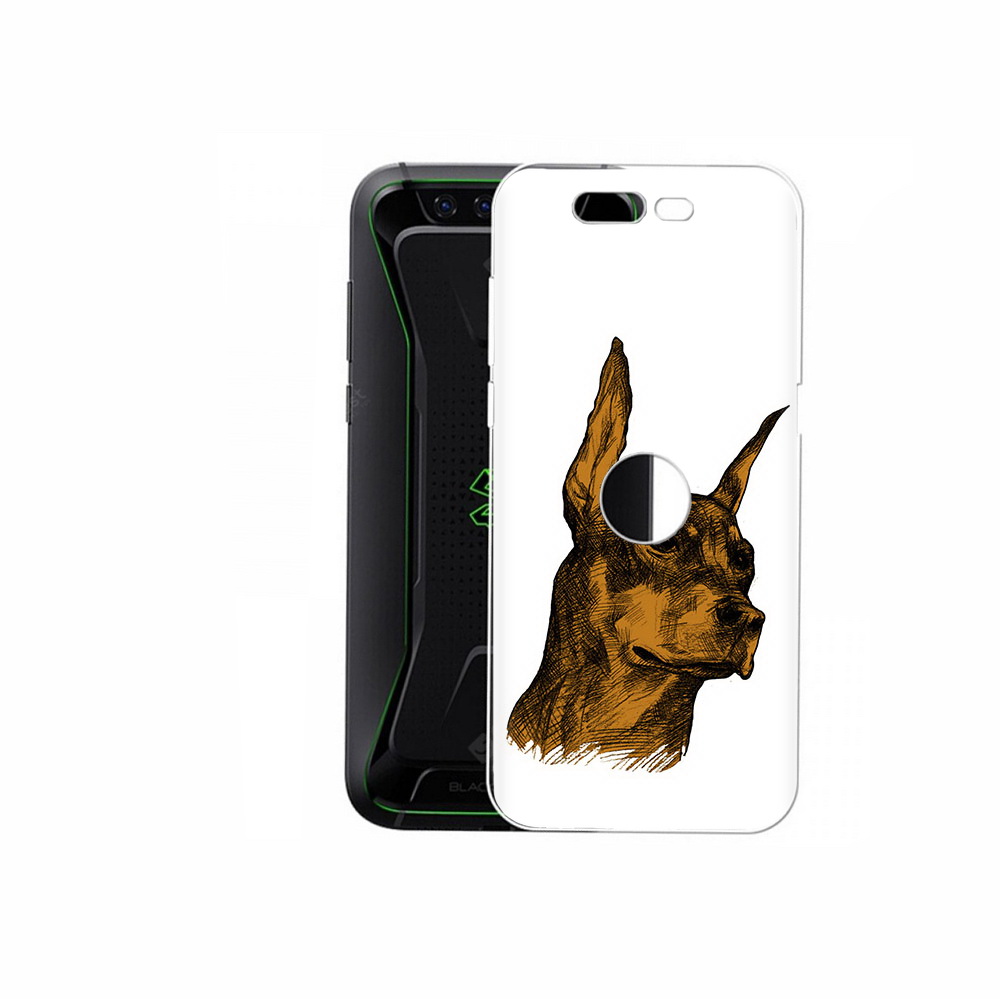 

Чехол MyPads Tocco для Xiaomi Black Shark скетч доберман (PT144492.337.605), Прозрачный, Tocco