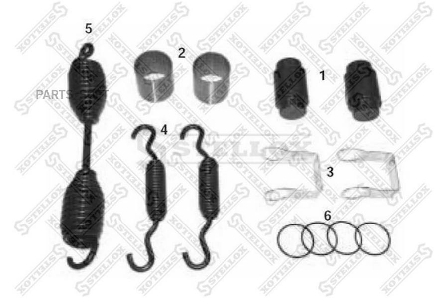 

STELLOX Ремкомплект тормоза STELLOX 8510804sx