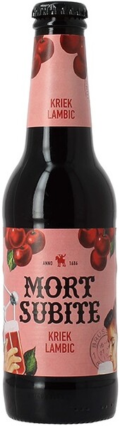 

Пиво Alken-Maes Mort Subite Kriek Lambic 4,3% 0,25 л, Темное