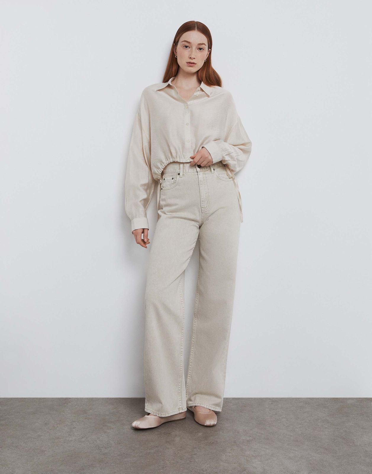 

Джинсы женские Gloria Jeans GJN029204 светло-серый 52/170, GJN029204