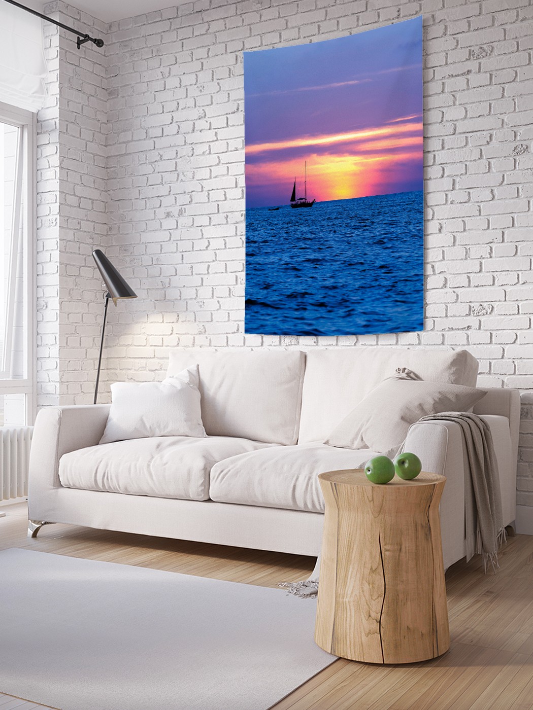 

Вертикальное фотопанно на стену JoyArty Проплывая закат 150x200 см, Проплывая закат