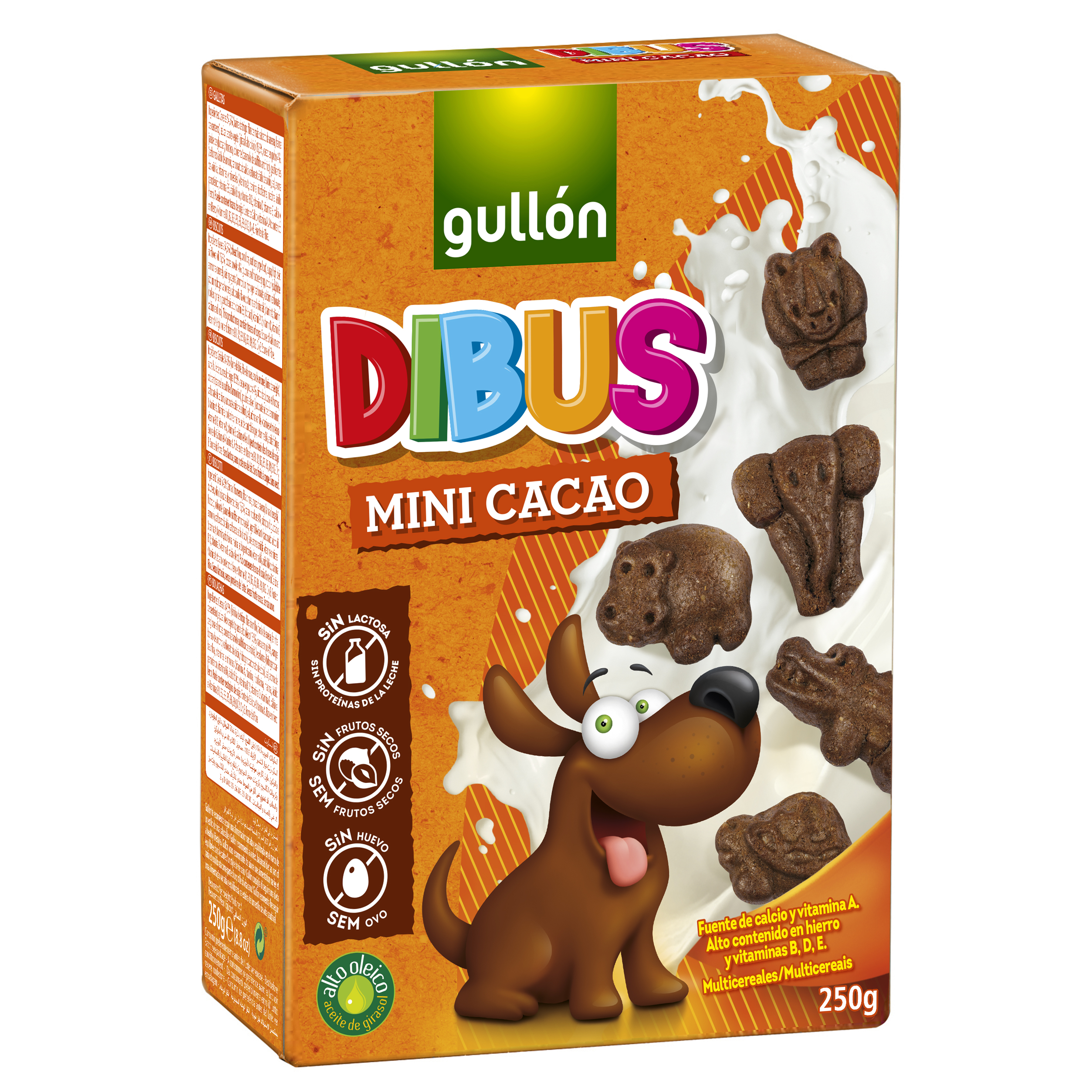 Детское печенье Gullon Dibus Mini Choco 250 гр