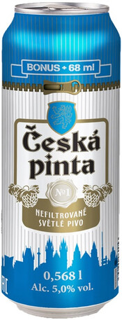 

Пиво Ceska Pinta Nefiltrovane ж/б 5% 0,568 л, Темное