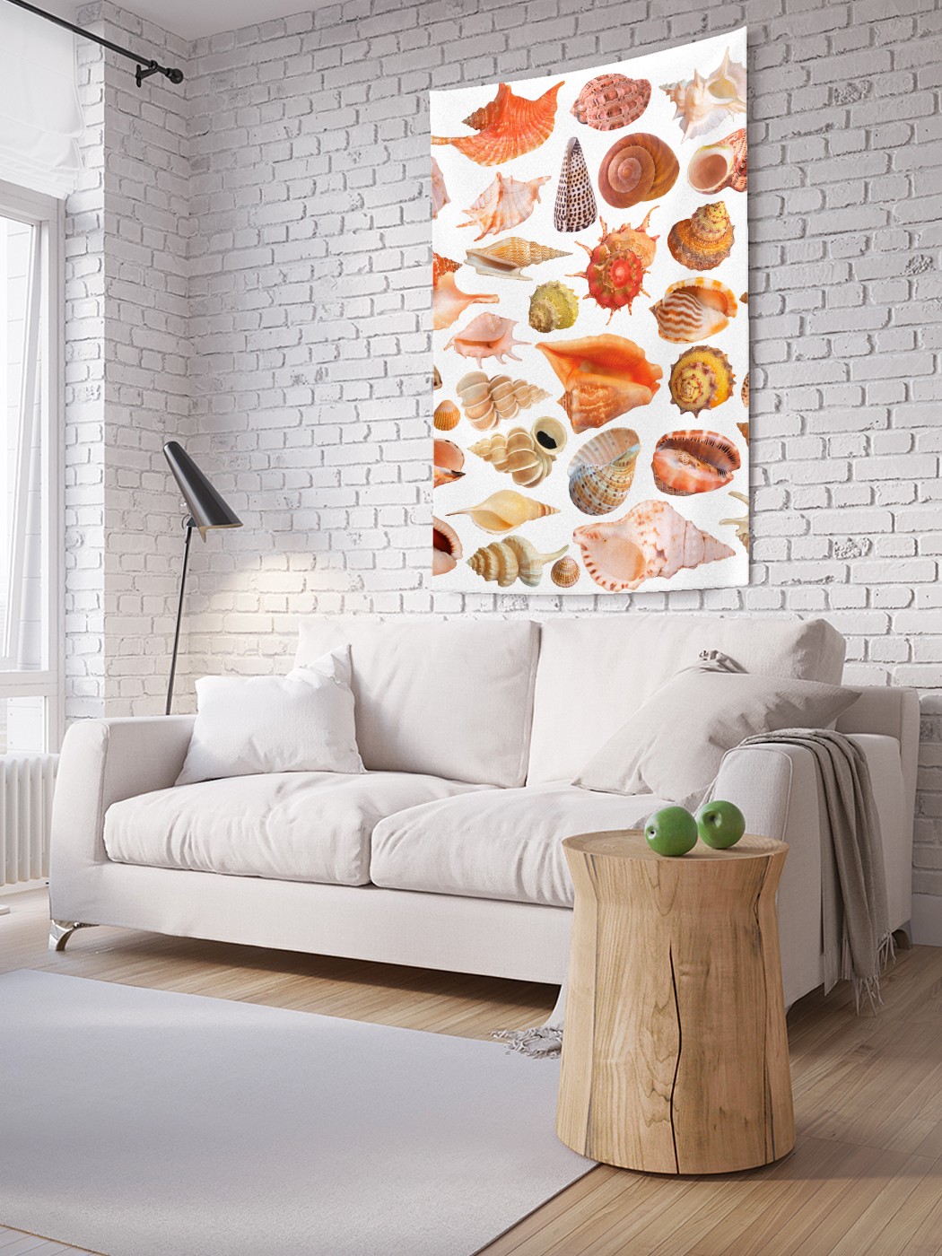 

Вертикальное фотопанно на стену JoyArty Коллекция ракушек 150x200 см, Коллекция ракушек