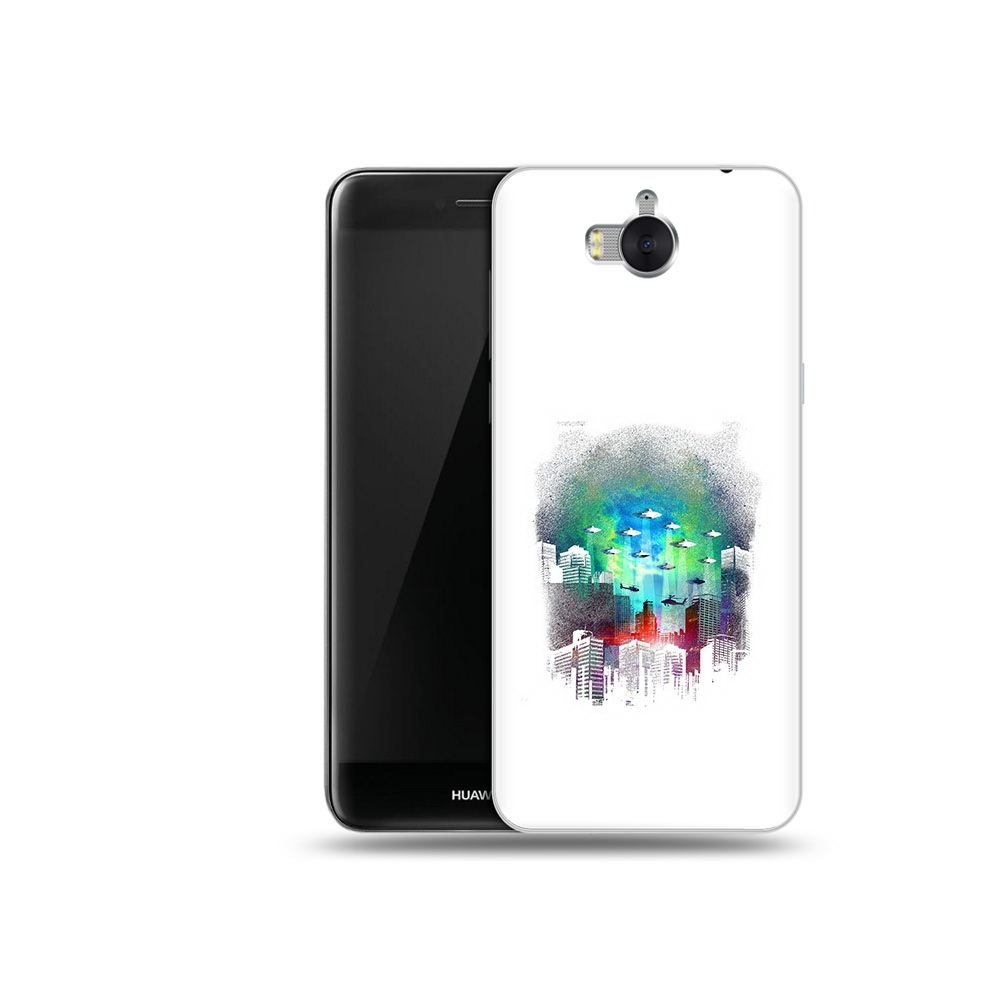 

Чехол MyPads Tocco для Huawei Y5 город в свечении (PT91582.58.296), Прозрачный, Tocco