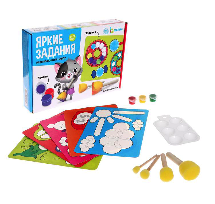 

Развивающая игра ZABIAKA Яркие задания 6116418