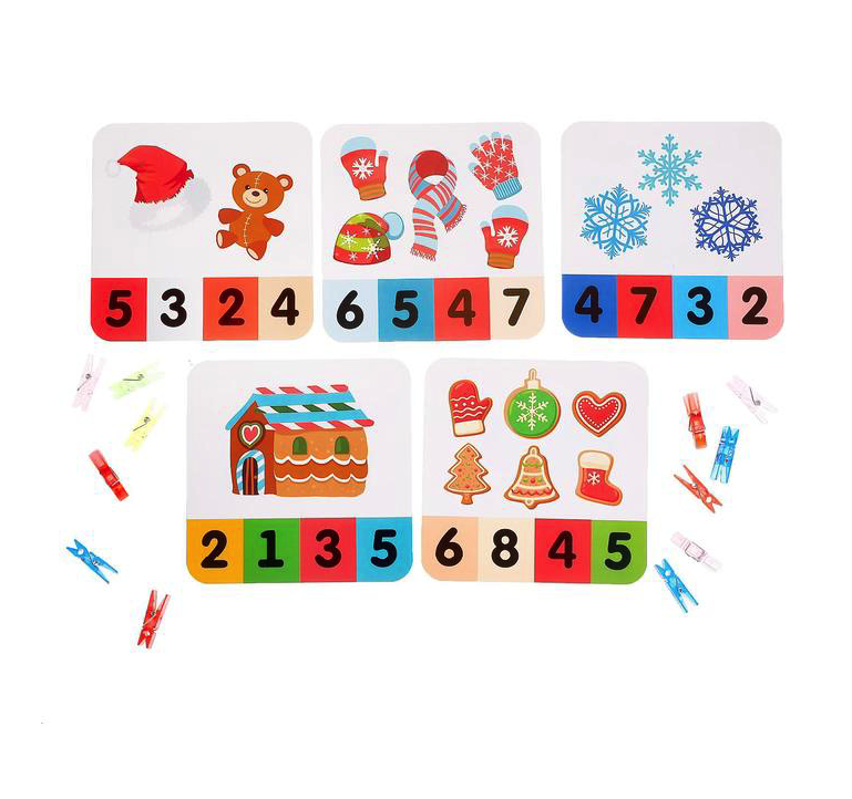 

Развивающая игра ZABIAKA развивающая, Новогодние забавы 4842523