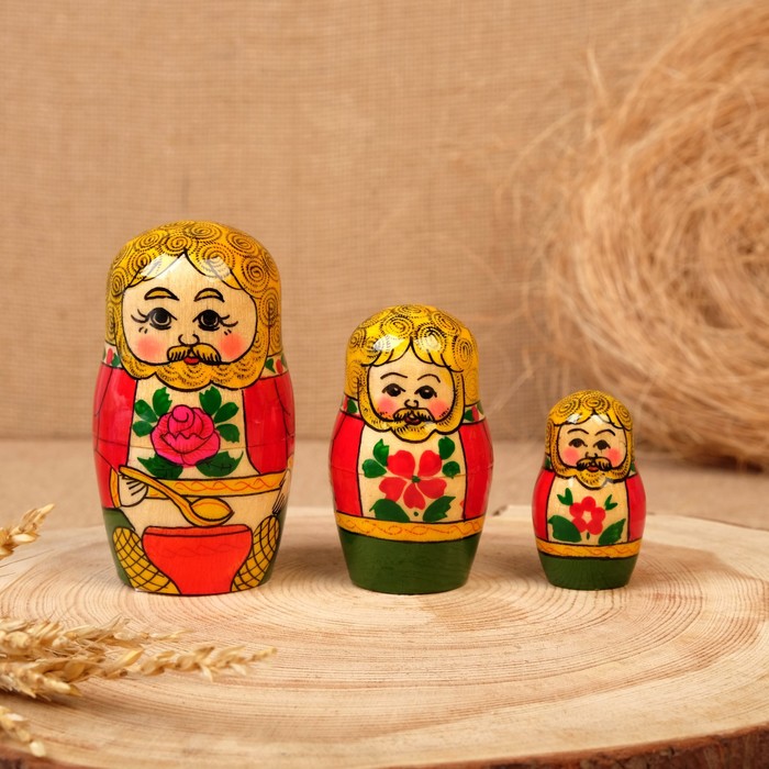 

Сувенир "Домовой", 3 кукольный, 10см