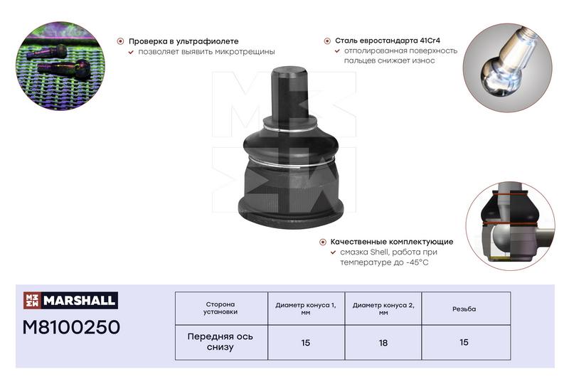 

Опора шаровая Mercedes-Benz W201/W124 ; LEMFORDER 10726; OEM 1243330127; 1243330327