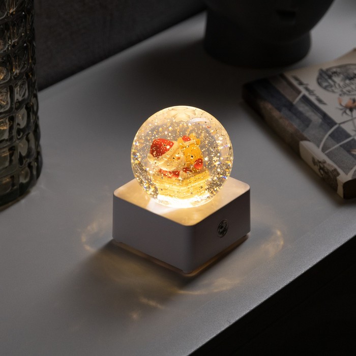 

Фигура Luazon Lighting Дед Мороз и олень. 9907614. светодиодная шар, 14.3x10 см