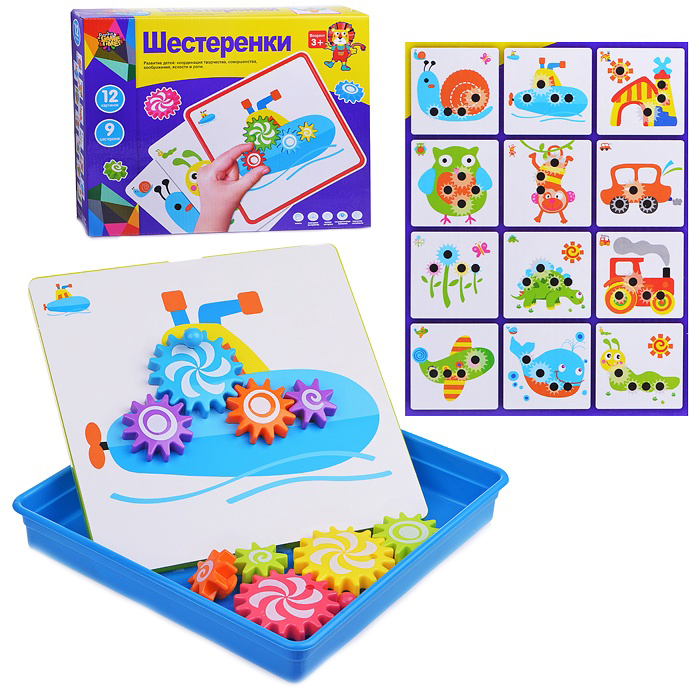 

Развивающая игрушка Oubaoloon Шестеренки, в коробке YG787-37