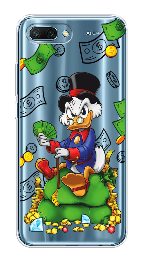 

Чехол на Honor 10 "Scrooge Richness", Черный;синий;зеленый, 65350-1