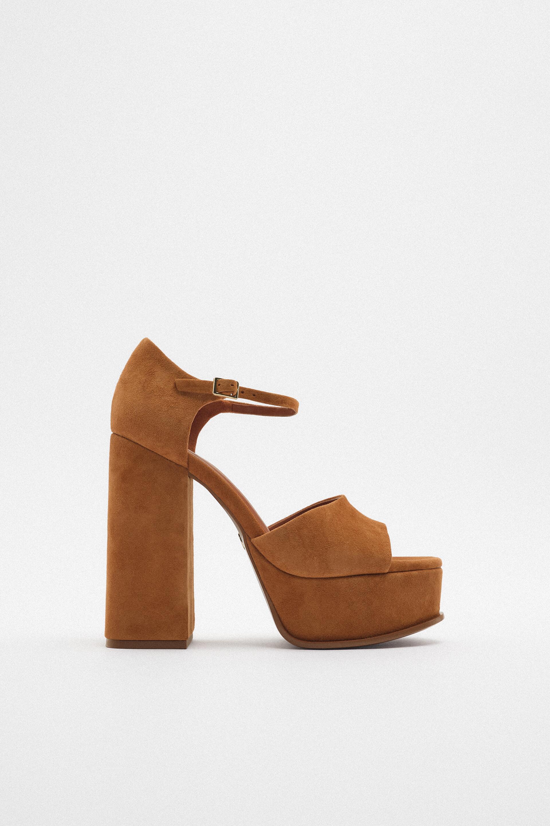 

Босоножки женские ZARA 11328010 коричневые 37 RU (доставка из-за рубежа), 11328010