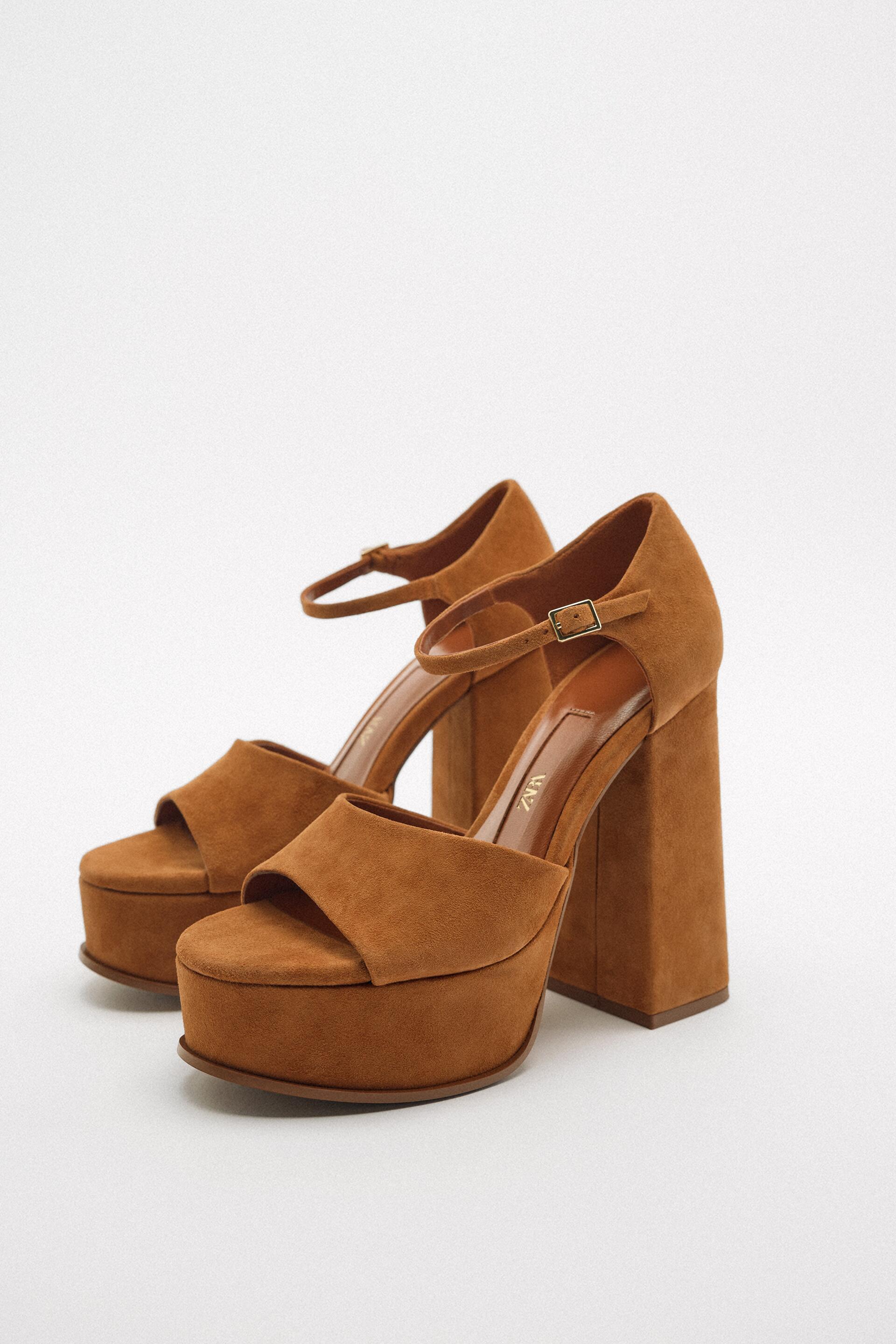 

Босоножки женские ZARA 11328010 коричневые 39 RU (доставка из-за рубежа), 11328010