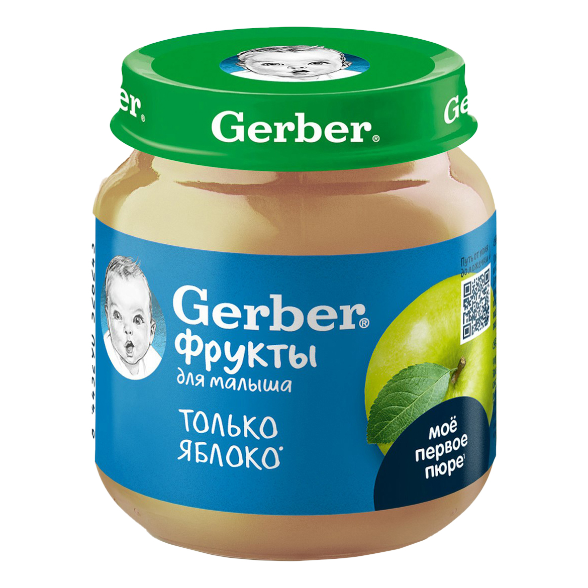 Пюре Gerber яблоко с 4 месяцев 125 г