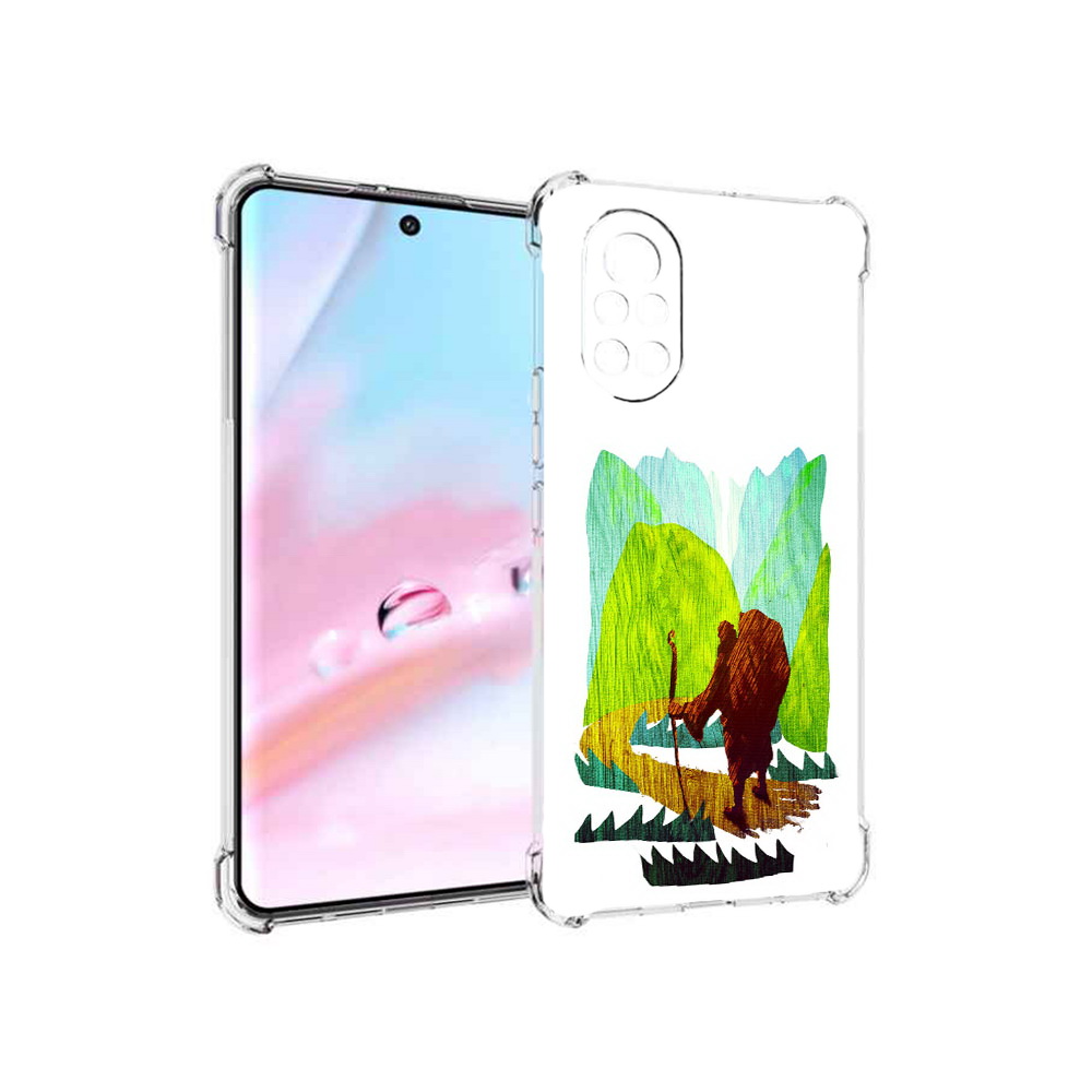

Чехол MyPads Лесная тропа для Huawei Nova 8 (ANG-LX1), Прозрачный, Tocco