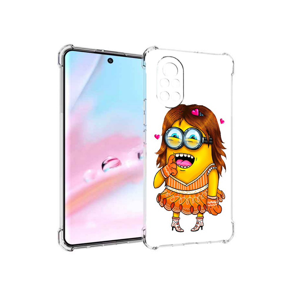 

Чехол MyPads Миньон девочка для Huawei Nova 8 (ANG-LX1), Прозрачный, Tocco