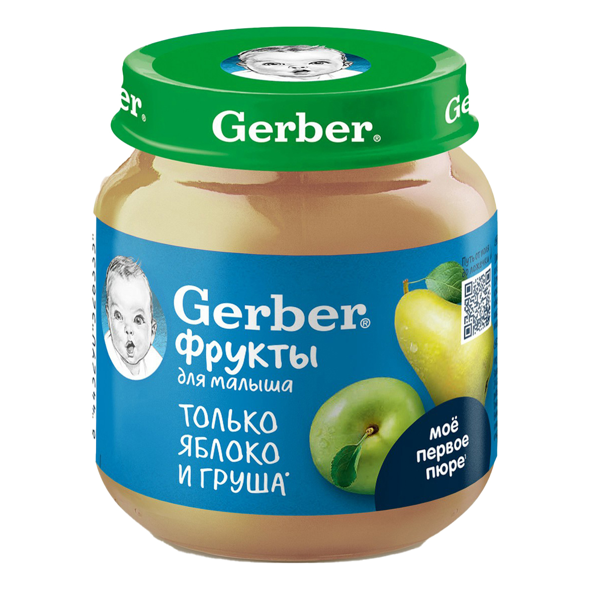 Пюре Gerber яблоко-груша с 5 месяцев 125 г