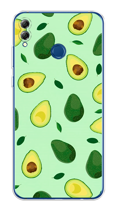 

Чехол на Honor 8X "Blue avocado", Коричневый;зеленый, 66750-1