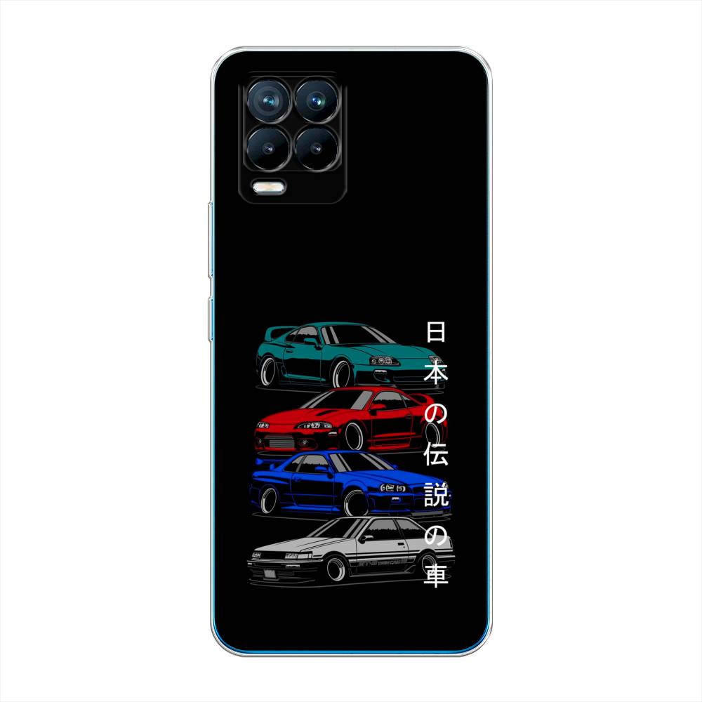 

Чехол Awog на Realme 8/8 Pro "JDM Legend cars", Разноцветный, 255550-5