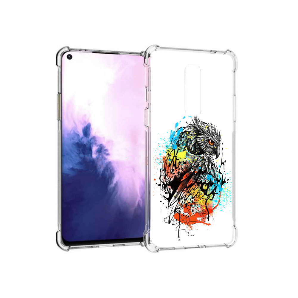 

Чехол MyPads Tocco для OnePlus 8 Творческая сова (PT147214.134.170), Прозрачный, Tocco