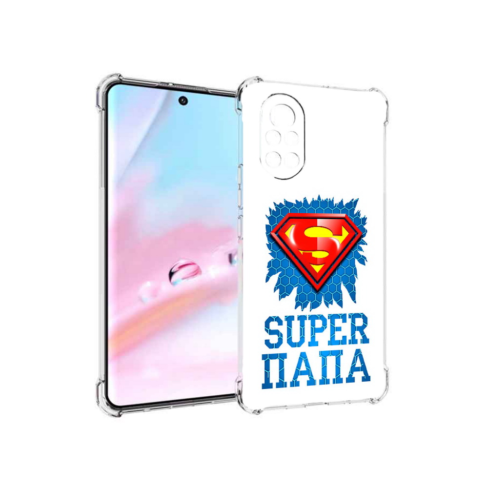 

Чехол MyPads Супер Папа для Huawei Nova 8 (ANG-LX1), Прозрачный, Tocco