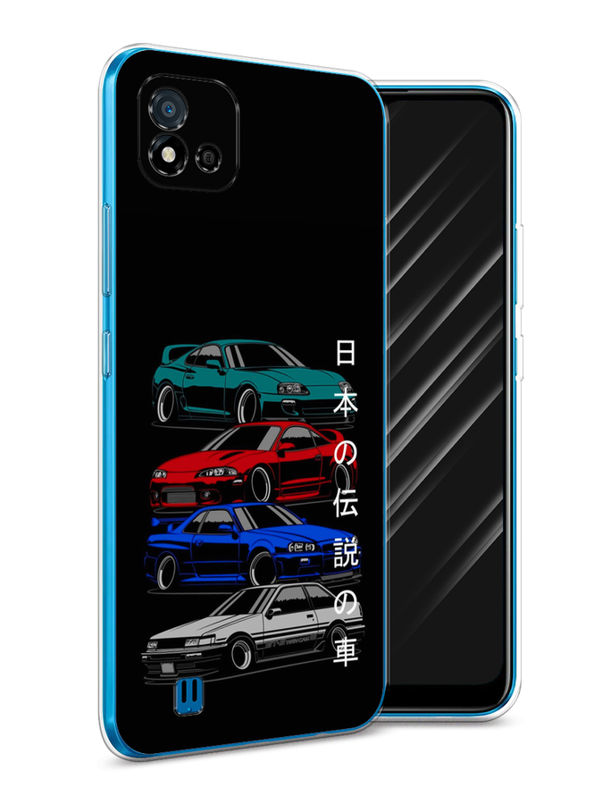 

Чехол Awog на Realme C11 (2021) "JDM Legend cars", Разноцветный, 257550-5