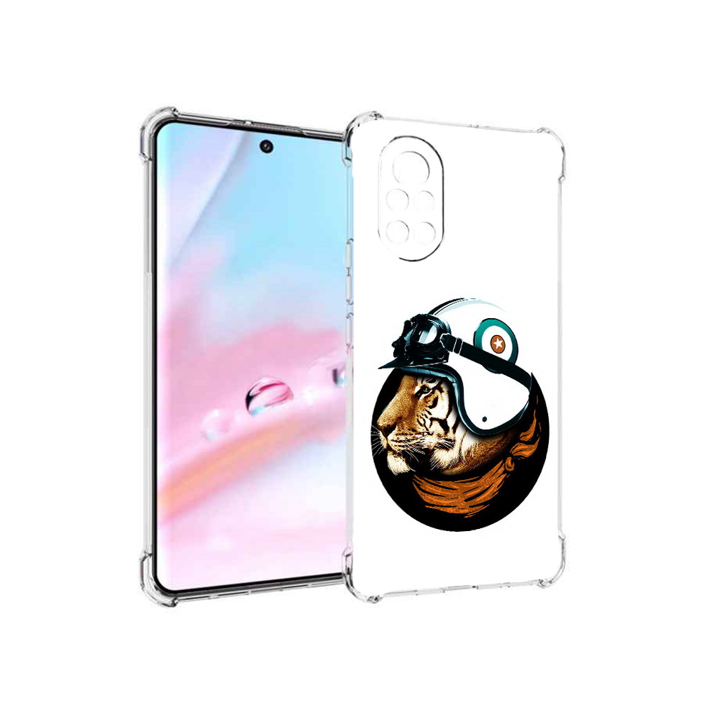 

Чехол MyPads Тигр в шлеме для Huawei Nova 8 (ANG-LX1), Прозрачный, Tocco