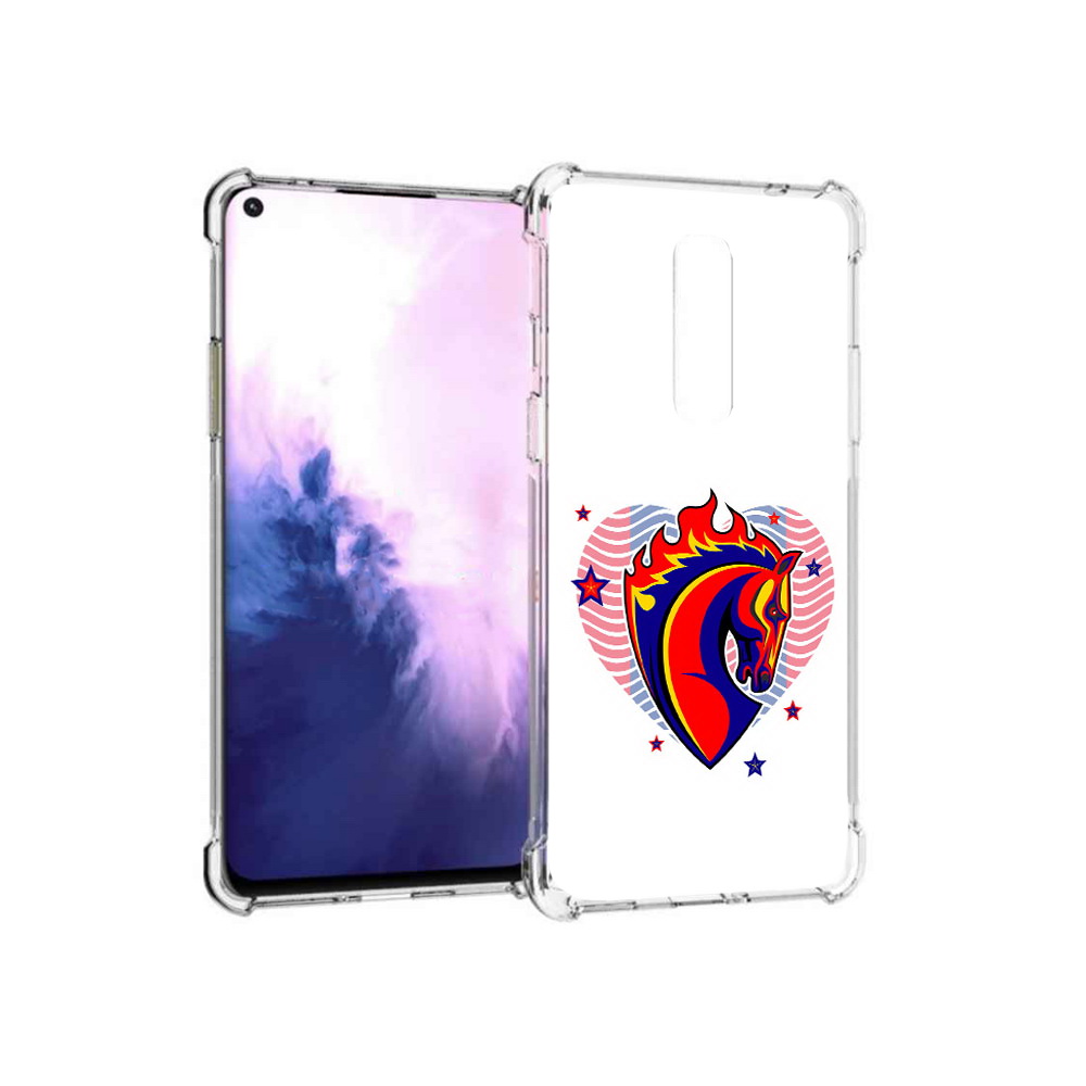 

Чехол MyPads Tocco для OnePlus 8 ФК ЦСЛ Лошадь (PT147214.134.180), Прозрачный, Tocco