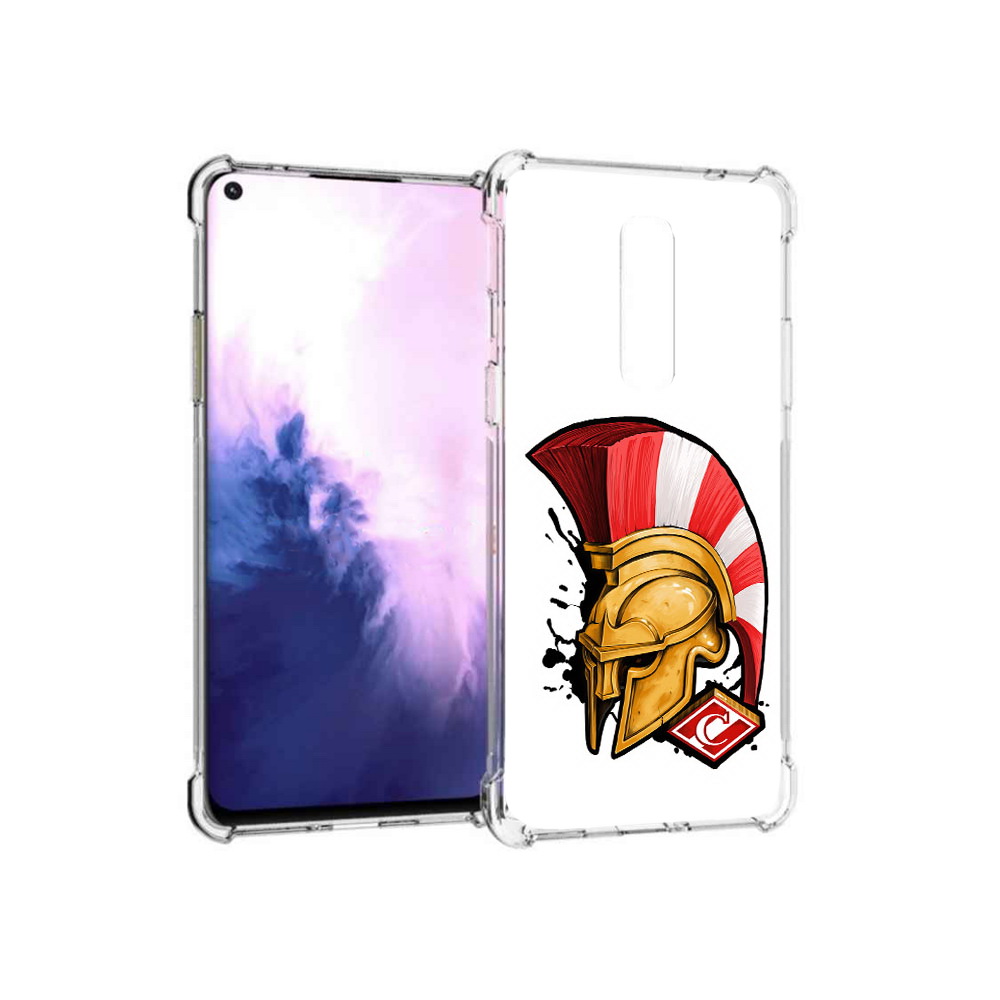 

Чехол MyPads Tocco для OnePlus 8 ФК спартак шлем (PT147214.134.185), Прозрачный, Tocco