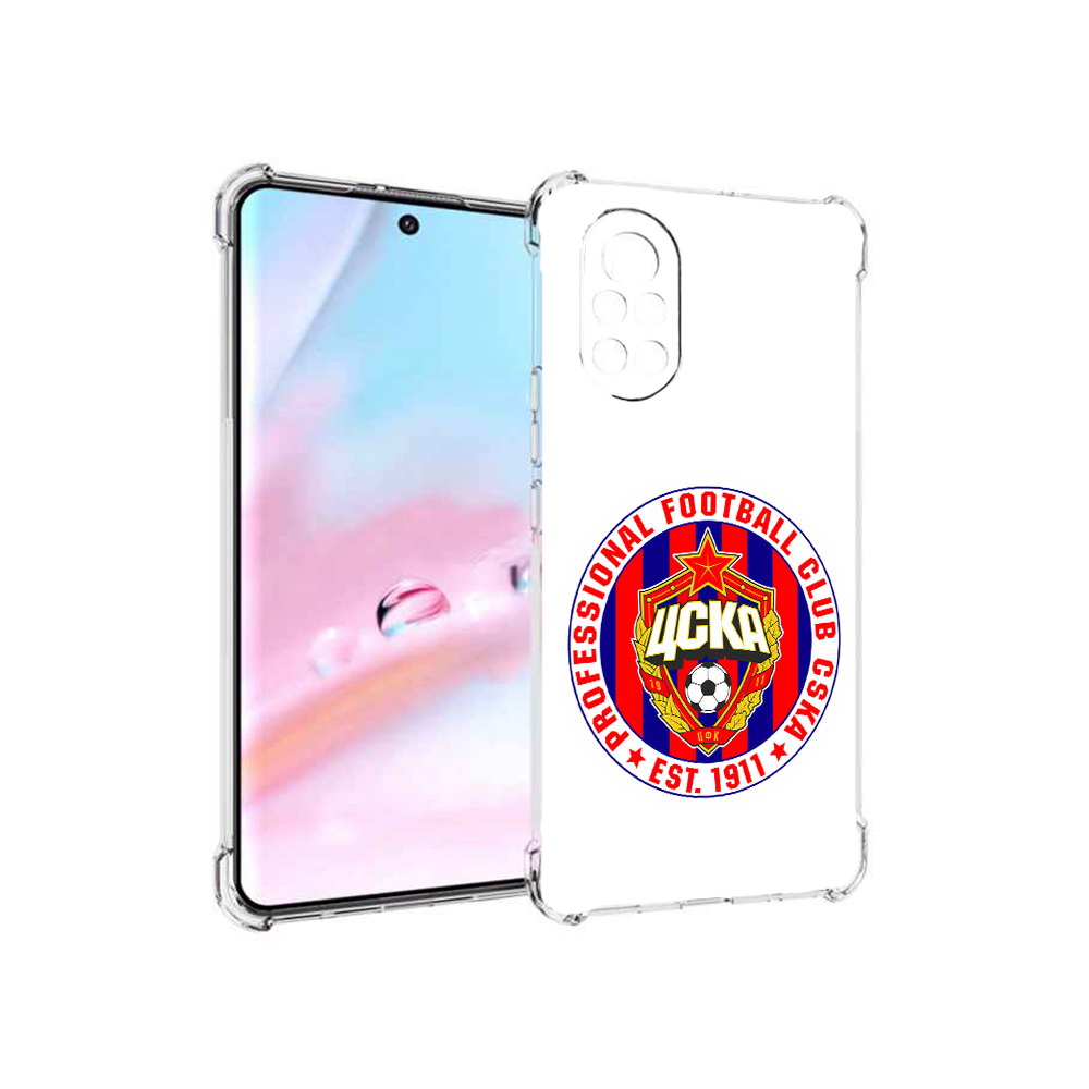 

Чехол MyPads ФК ЦСК логотип для Huawei Nova 8 (ANG-LX1), Прозрачный, Tocco